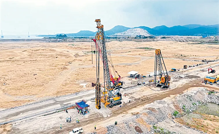 Chandrababu Govt Mistakes again in Polavaram diaphragm wall works