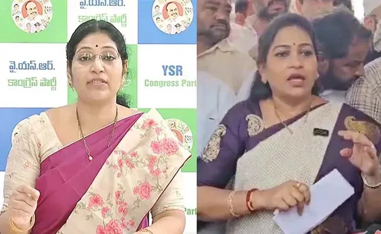 MLC Varudu Kalyani Fires On Home Minister Vangalapudi Anitha
