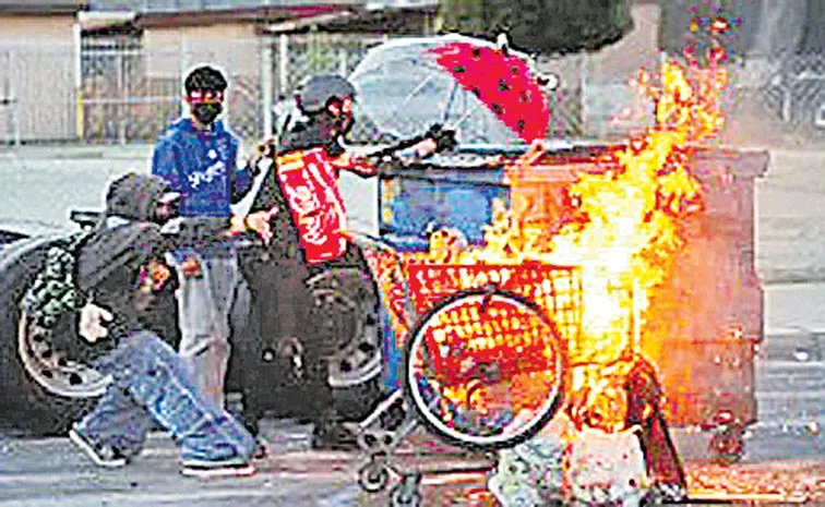 లాస్‌ ఏంజెలెస్‌లో...ముదురుతున్న రగడ