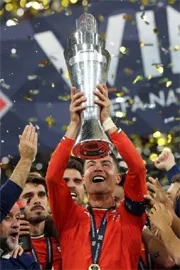 Cristiano Ronaldo Wins UEFA Nations Trophy For Portugal, Gets Emotional As Virat Kohli After Winning IPL 20252