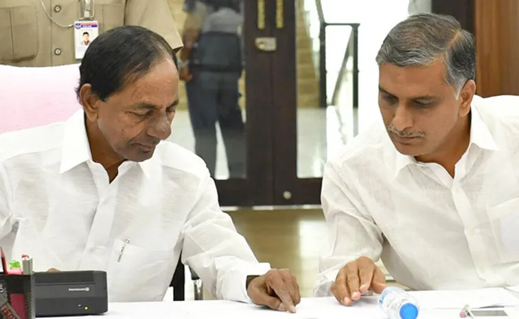 Former Minister Harish Rao Meets BRS President KCR