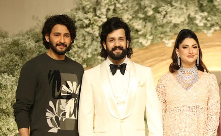 అఖిల్‌ రిసెప్షన్‌లో సింపుల్‌గా మహేశ్‌.. ఆ టీ షర్ట్‌ ధర లక్షల్లో..!