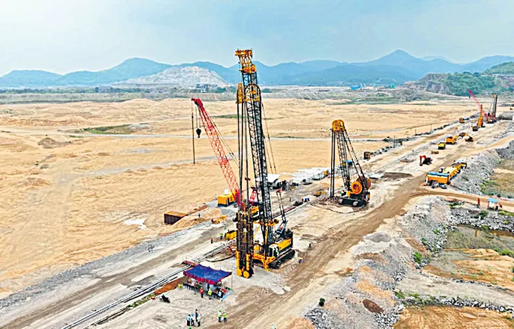Irregularities in the construction of the diaphragm wall of the Polavaram project
