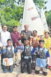 Three Hyderabad young Men Amazing Sailing Talents