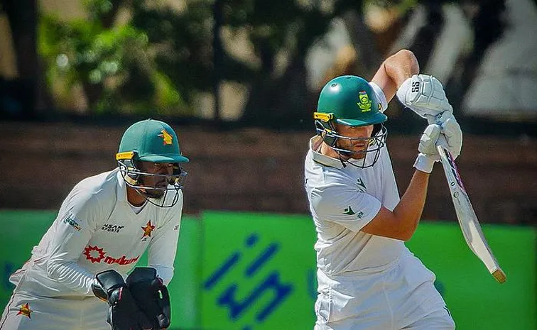 SA vs ZIM 1st Test: Wiaan Mulder 147 sets up gigantic 537 target