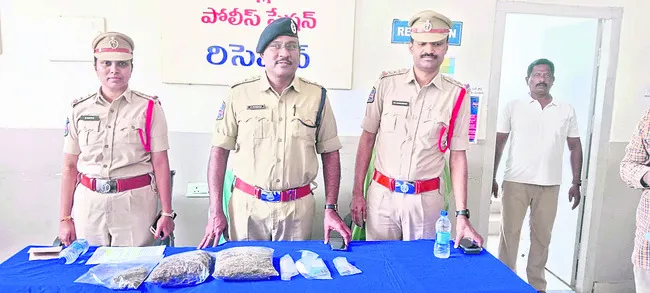 గంజాయి విక్రేతల అరెస్ట్