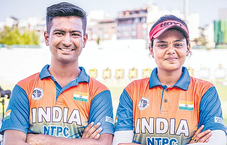 జ్యోతి సురేఖరిషభ్‌ జోడీ ప్రపంచ రికార్డు