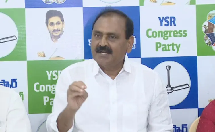 Bhumana Karunakar Reddy Slams TDP Alliance Government
