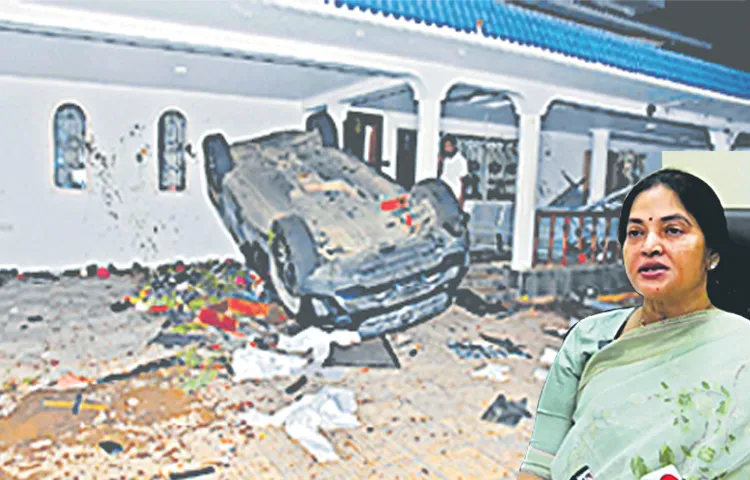 Police still not registered case against Nallapareddys house attack