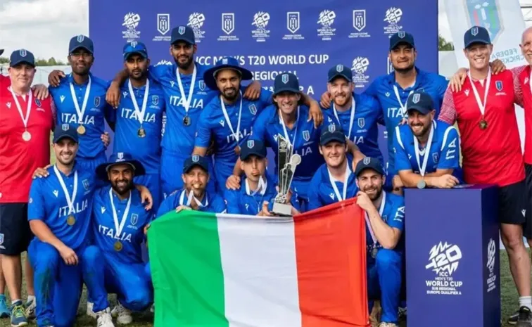 ONE OF THE BIGGEST UPSETS IN THE CRICKET HISTORY, ITALY HAS DEFEATED SCOTLAND IN T20I WC EUROPE QUALIFIERS