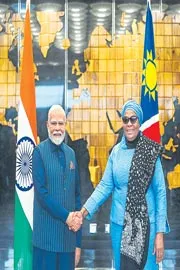  India and Namibia signed four key agreements and bilateral cooperation 1