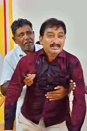 MLA Vemireddy Prashanthi harasses TDP leaders6