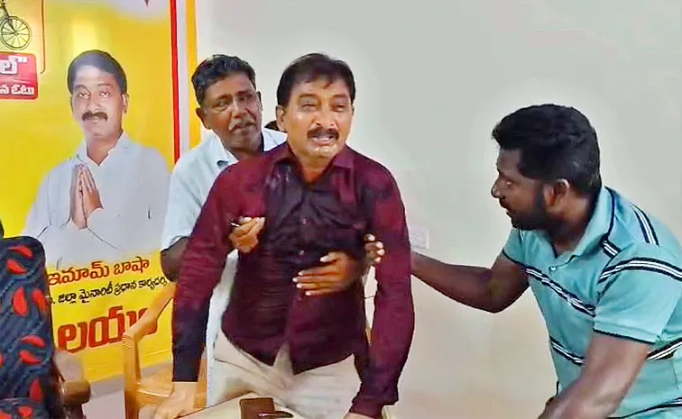 MLA Vemireddy Prashanthi harasses TDP leaders