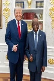 Donald Trump praises English-speaking Liberian Prez Boakai for his English6