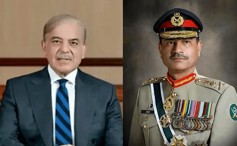  పాక్‌ ఆర్మీ చీఫ్‌ మునీర్‌కు ఝలక్‌.. ప్రధాని కీలక ప్రకటన
