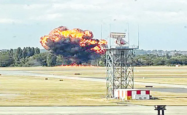 Jet crashes at London Southend Airport7