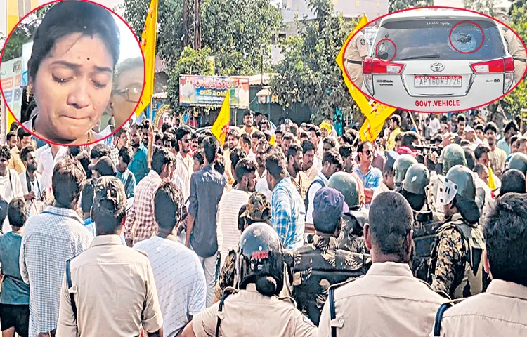 TDP leaders attacked YSRCP leaders with goons12