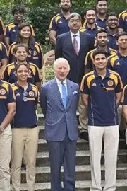 Indian Team Meet King Charles After Heartbreak At Lords