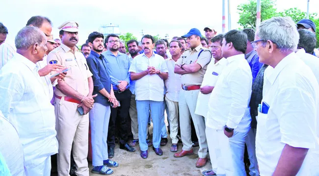 ముఖ్యమంత్రి పర్యటనకు పకడ్బందీ ఏర్పాట్లు 