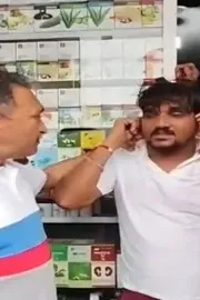 MNS Workers Rebuke Assault Marwadi Shopkeeper1