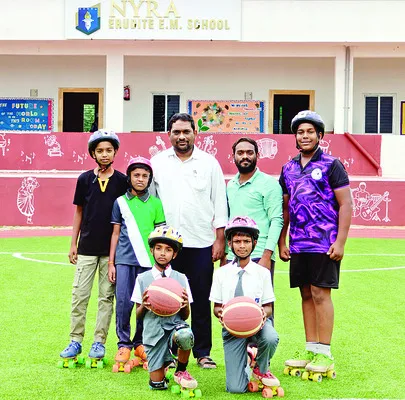 రాష్ట్రస్థాయి రోల్ బాల్ పోటీలకు ఎంపిక