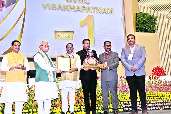 జీవీఎంసీకి స్వచ్ఛ పురస్కార్‌
