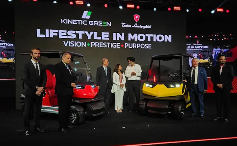 Kinetic Green Tonino Lamborghini unveils luxury electric golf lifestyle carts