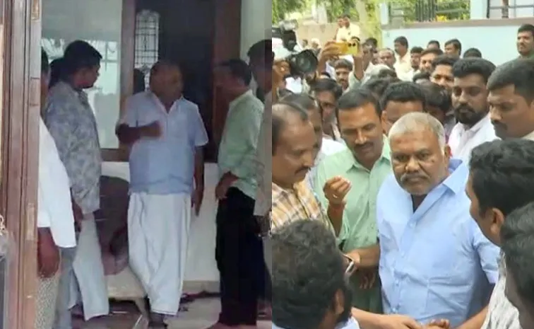 High Tension in Tadipatri over pedda reddy house arrest