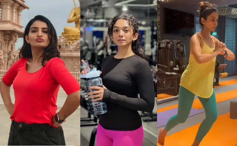 Tollywood actresses Latest Updates In Social Media