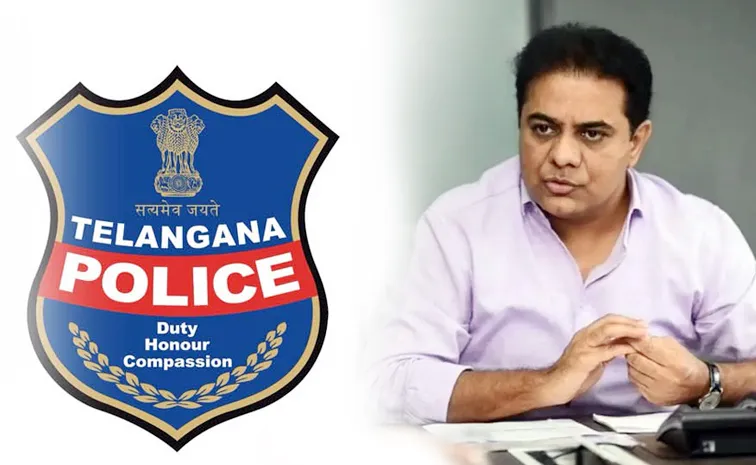 Telangana Police Officers Association Condemned KTR Post Targeting DGP Jitender