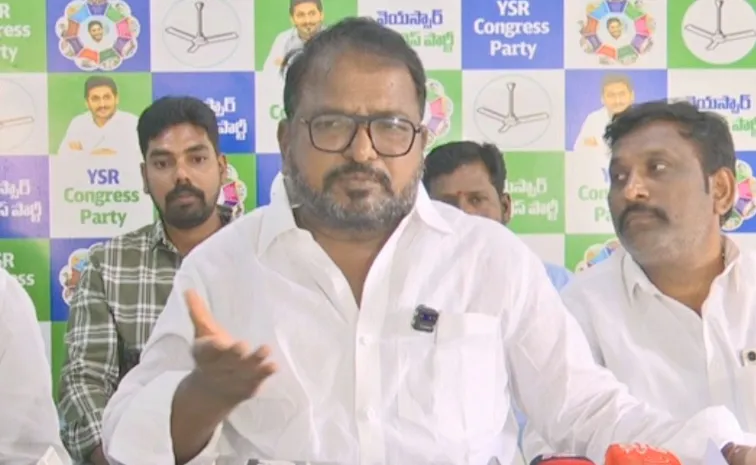 Ysrcp Leader Sake Sailajanath Fires On Chandrababu
