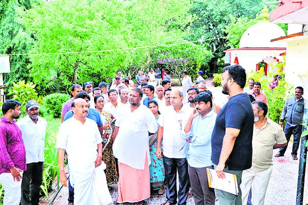 అల్లూరి జయంతి ఏర్పాట్ల పరిశీలన 