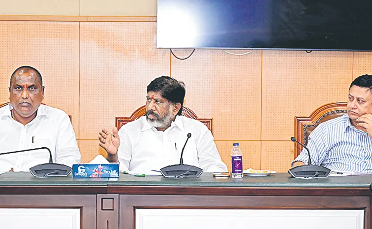 Bhatti Vikramarka conducted a review on welfare hostels