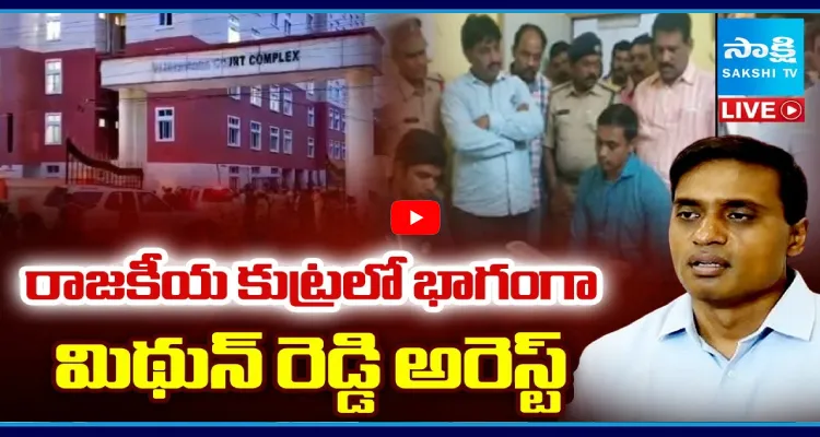 రాజకీయ కుట్రలో భాగంగా మిథున్ రెడ్డి అరెస్ట్