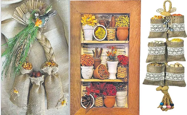 home decor ideas: Jute Craft Idea For Home Decoration