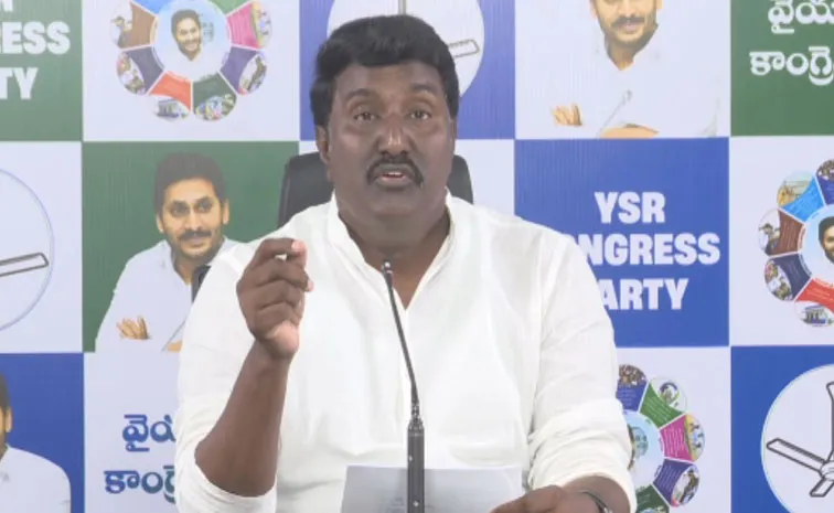 YSRCP Leader Potina Mahesh Takes on Chandrababu Naidu