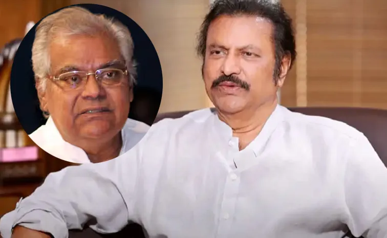 Mohan Babu Met Kota Srinivasa Rao Family And Condolences