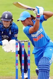 INDW VS ENGW 3rd ODI: Harmanpreet Completes Century In 82 Balls1