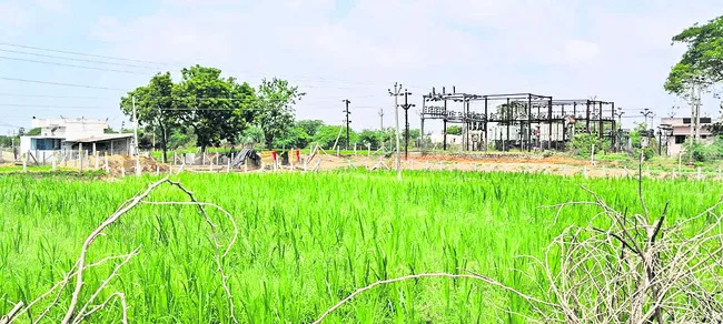 సబ్స్టేషన్ భూమి కబ్జా!