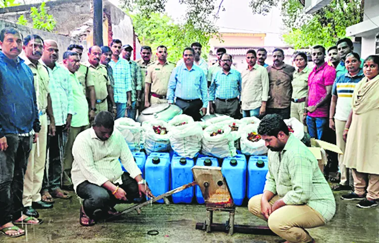 Adulterated liquor made under the names of famous brands with the most harmful spirit