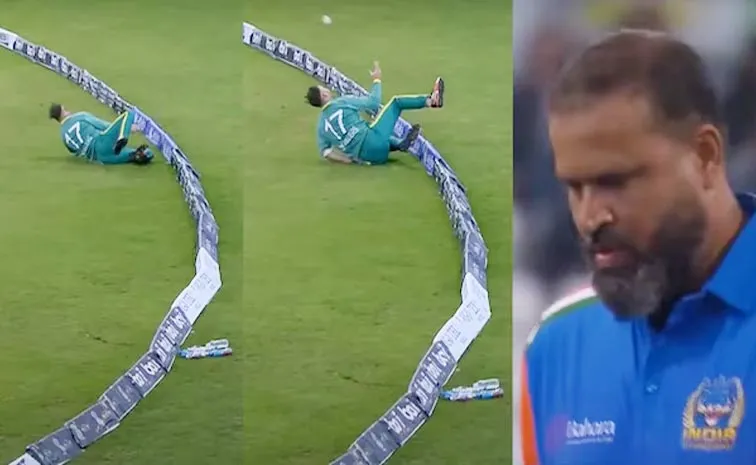 WCL: AB De Villiers Stuns Yusuf Pathan With Insane Relay Catch Goes Viral