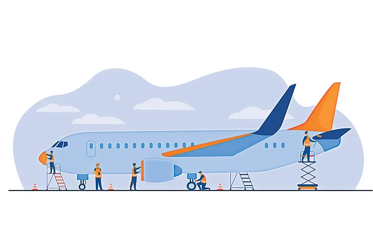 Strict checks in the aviation sector