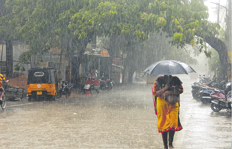 Moderate to heavy rains in the state for four days