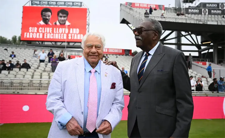 Farokh Engineer Honoured With Stand At Old Trafford