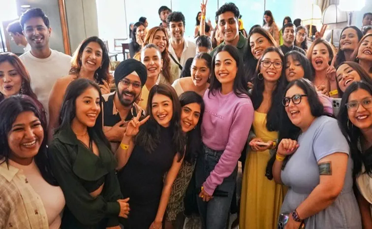 Social Media Platform Collabaration with Rashmika on Friendship Day