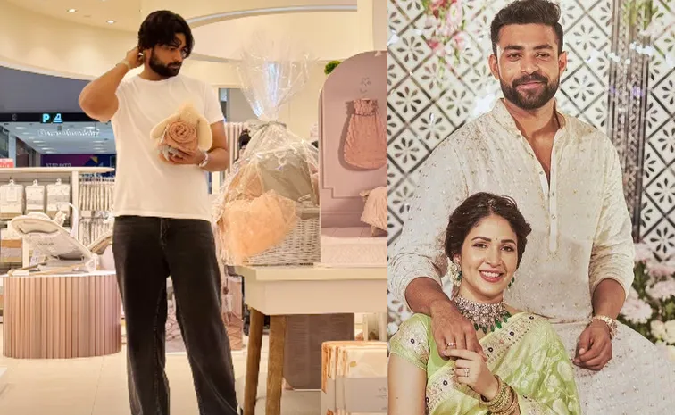 Varun Tej And Lavanya Tripathi Shopping For Their Baby