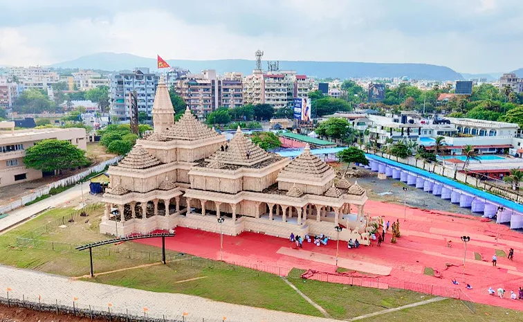 At Last Ayodhya Ram Mandir Set In Vizag Closed