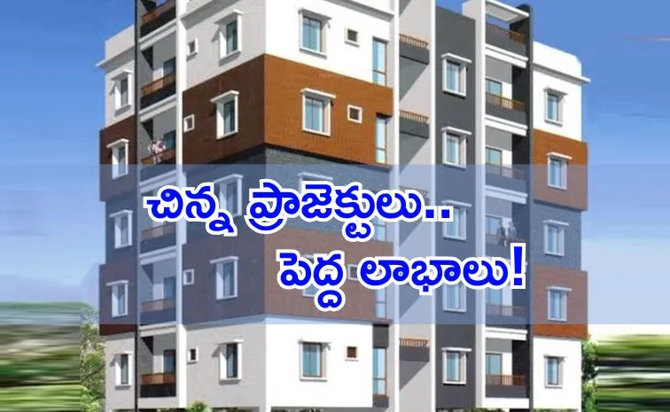 Small residential projects best for fast sale of flats in Hyderabad Real estate