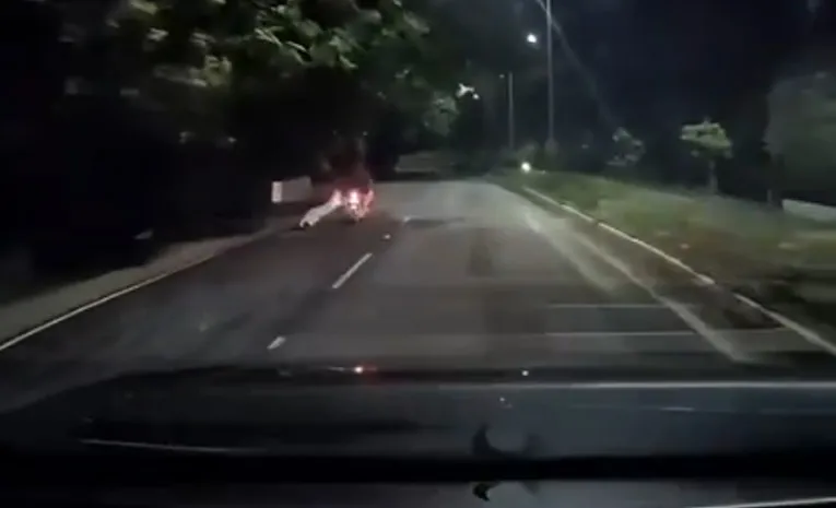 Leopard Try To Attack Bikers Tirumala Viral Video News