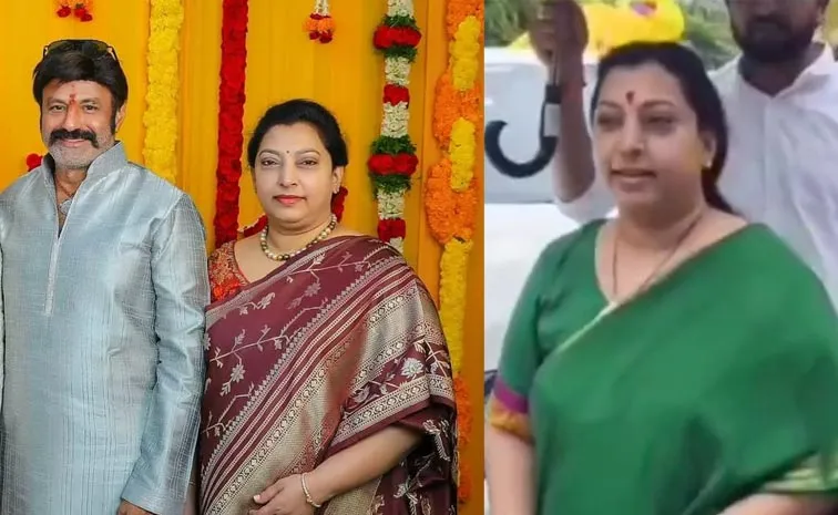 Protest Against MLA Nandamuri balakrishna vasundhara At Hindupur